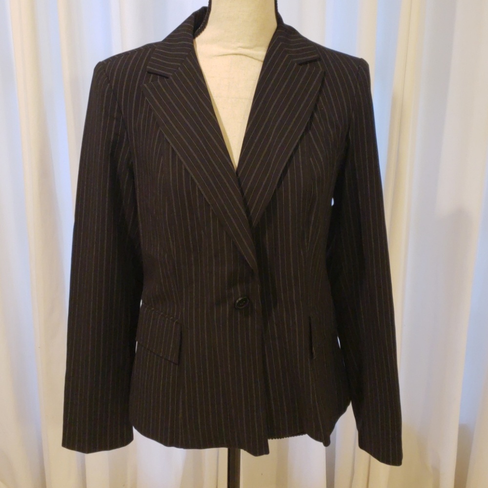 Pinstripe Blazer